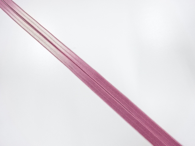 アンティーク　正絹　帯留め用　手組三分紐